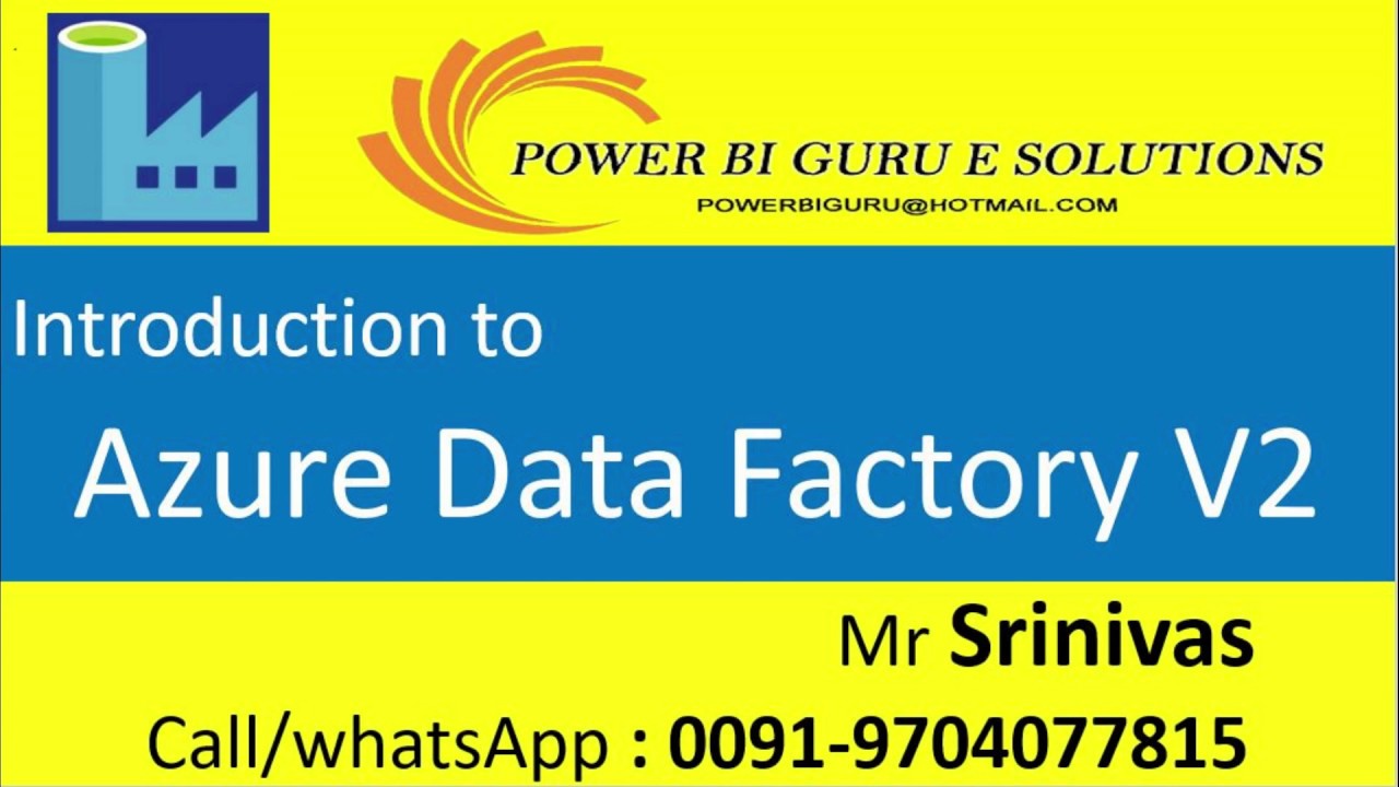 Azure Data Factory V2 - Session 1 | Azure Tutorial | Power BI Guru camera iphone 8 plus apk