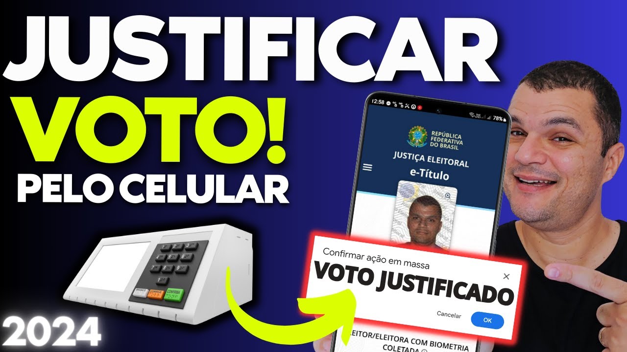 COMO JUSTIFICAR O VOTO ONLINE PELO CELULAR COM O E-TÍTULO DA JUSTIÇA ...