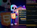 👆▶️HTML Beginner Mistakes ❌ Learn FAST #shorts #html#trendingshorts