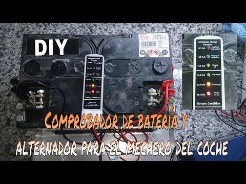 COMPROBADOR DE BATERIA Y ALTERNADOR 6 & 12V