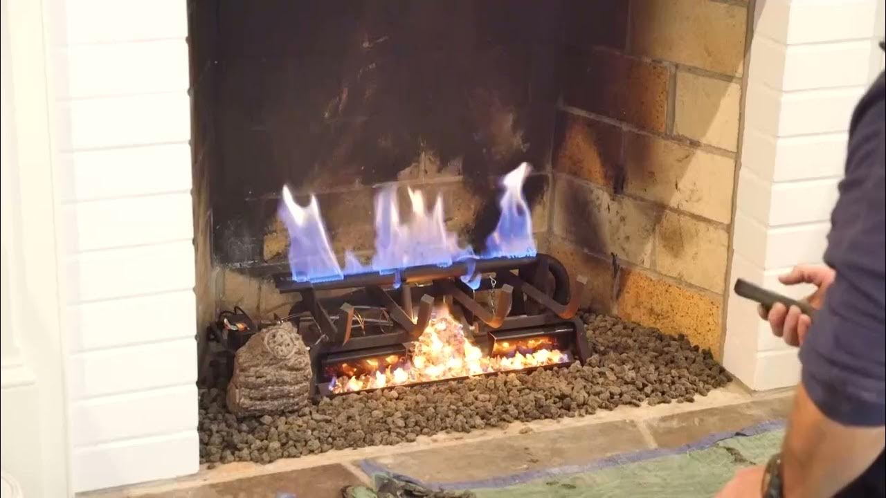 Avon Plumbing Gas Fireplace Install YouTube