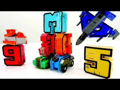 Transformers oyunu. Transbotlar figürleri: sayılardan arabalar ve uçaklar yapımı
