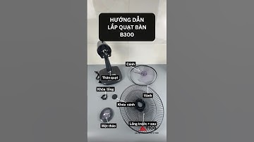 Hướng dẫn cách lắp quạt bàn b3 TICO #shorts