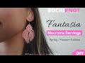 How to Macrame Spring / Summer Earrings With Beads | Beginner-Friendly DIY Tutorial