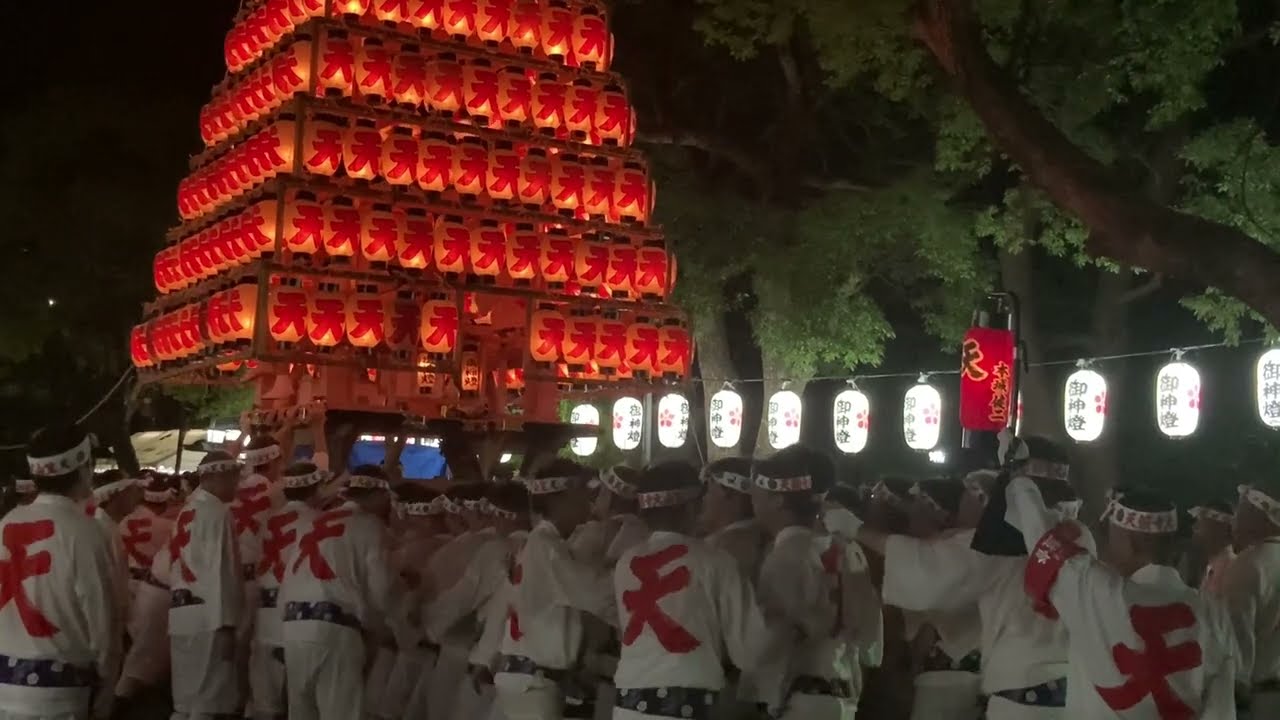 戸畑祇園  天籟寺大山笠  大上り〜狐おとし 2023.7.23