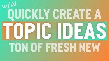 GPT-3 AI Demo: Create Loads of Quality, Fresh Topic Ideas Really Fast