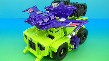 TRANSFORMERS CONSTRUCTICON LONG HAUL DEVASTATOR TOY VIDEO REVIEW