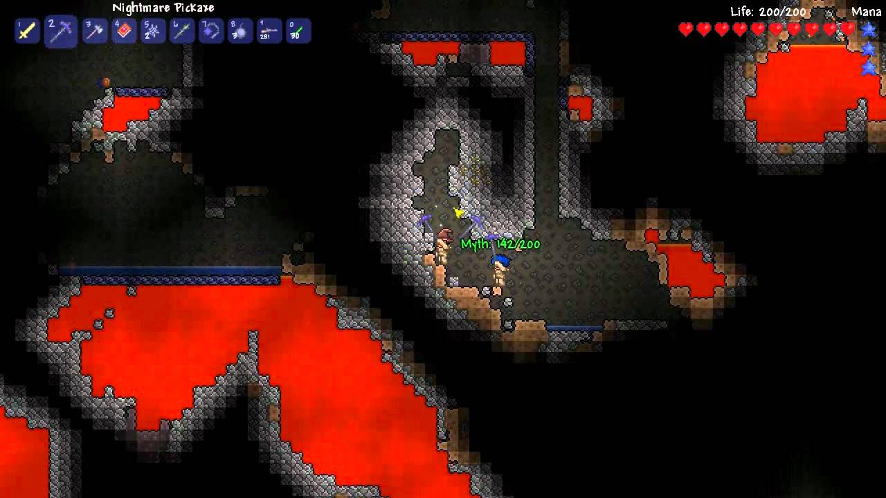 Myth & Stibb hrají Terraria Part 11 Stibb je Gandalf stříbrný