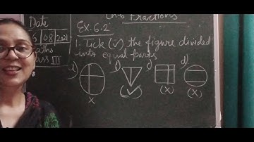 Class III Mathematics 26 08 2021 by Ms Vandana Wells. Topic - Fractions