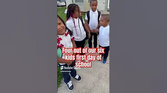 Kids first day of school #shorts #school thumbnail