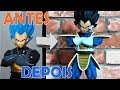 MELHOREI UM BONECO DO VEGETA! DRAGON BALL-  TOY MAKEOVER