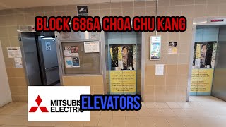 (hari raya special) block 686A choa chu kang - mitsubishi elevators