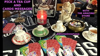 PICK A TEA CUP☕️ AND CARDS MESSAGES #teatime #messages #readings