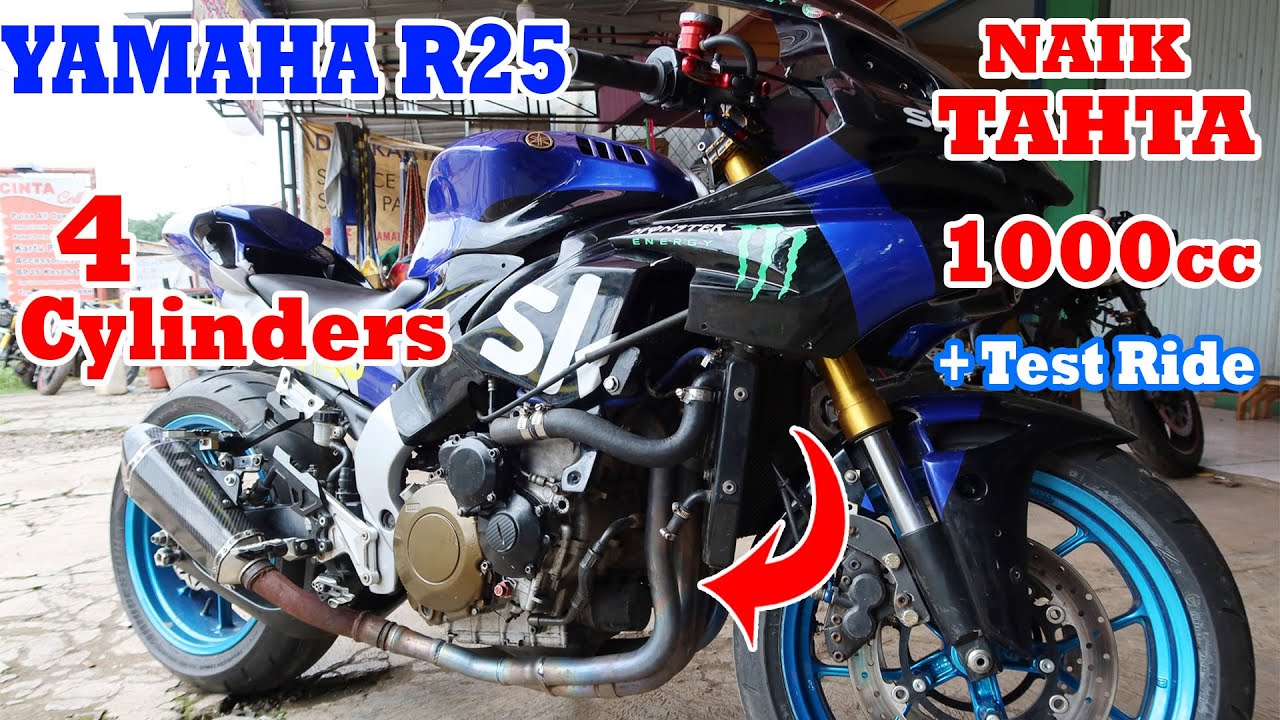 Convert Engine R25 Ke R3 ENGINE SWAP YAMAHA R25 NAIK TAHTA JADI MOGE 4 SILINDER 1000CC - YouTube