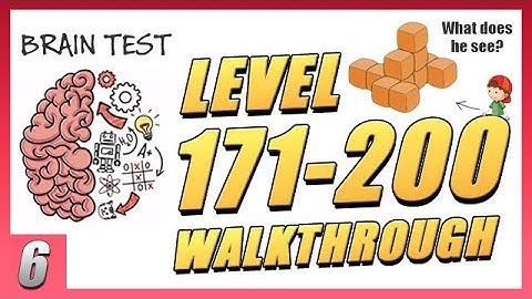 Brain Test: Tricky Puzzles DETAILED Answers Level 171-200 | Gameplay Ep.6