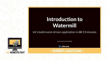 Go Remote Fest 2020: Robert Laszczak - Let