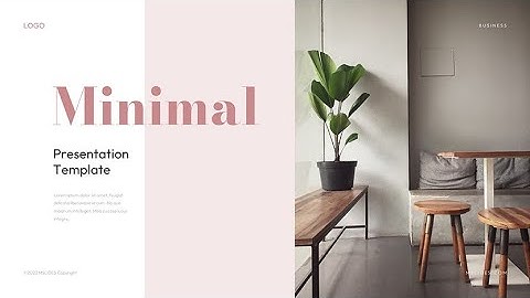 Free Minimal PowerPoint Template by mslides