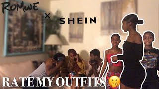 FRIENDS RATE MY NEW OUTFITS | SHEIN and ROMWE