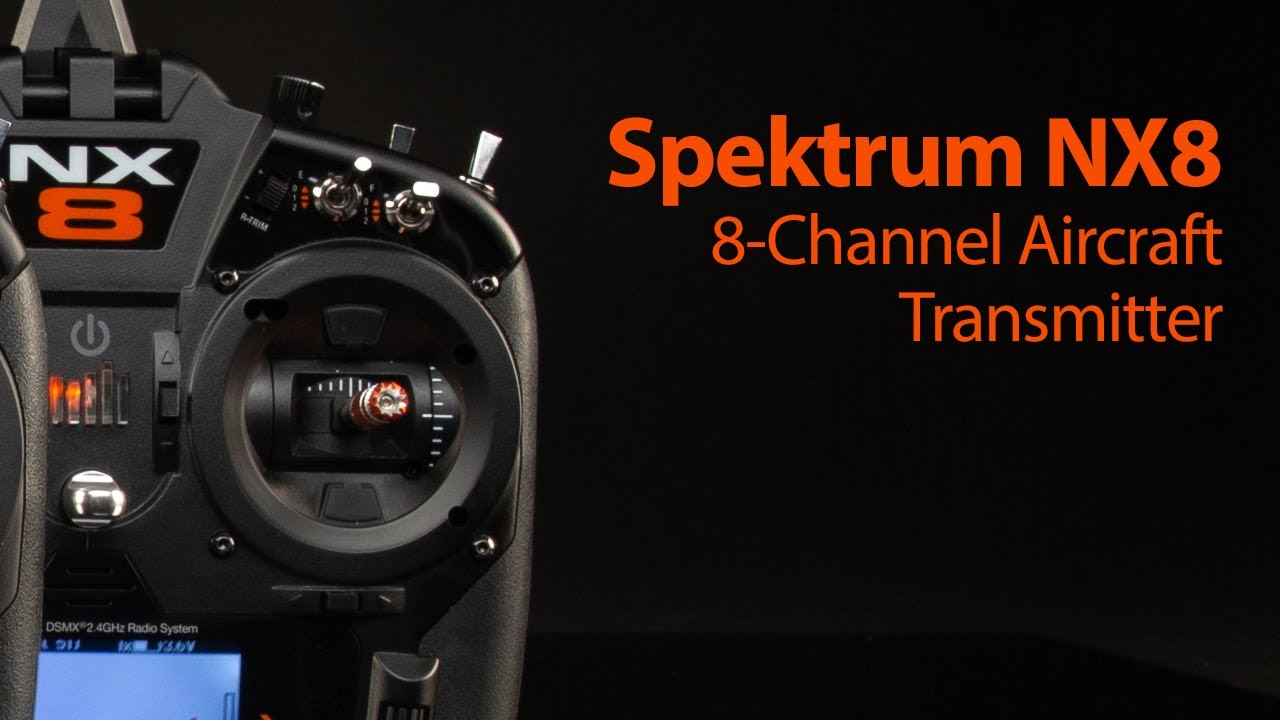 Spektrum NX8 8-Channel DSMX Transmitter with AR8020T Telemetry 