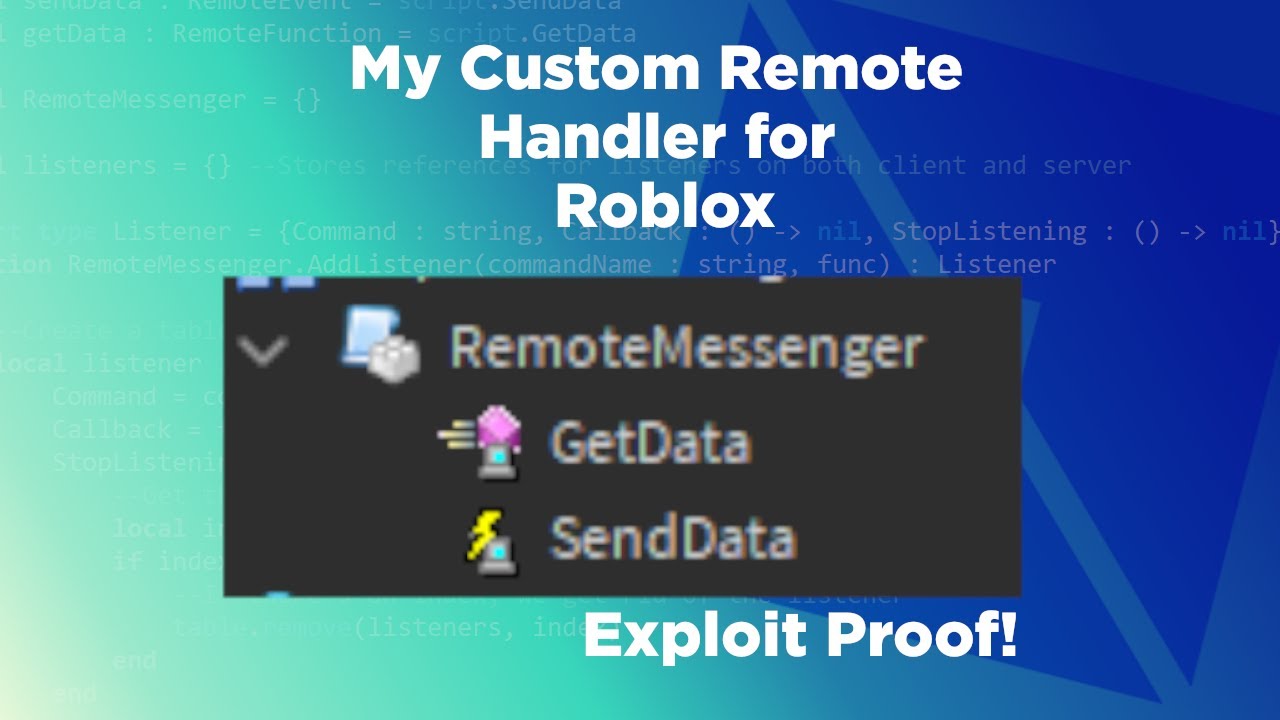 My Custom Remote Event Function Module In Roblox Studio Youtube - roblox local script exploit