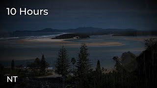 Relaxing Rain & Ocean Waves | Nambucca Heads | Relaxing Sounds for Sleeping, Insomnia, Stress, Study