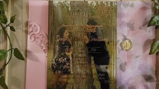 How to do acrylic invitations