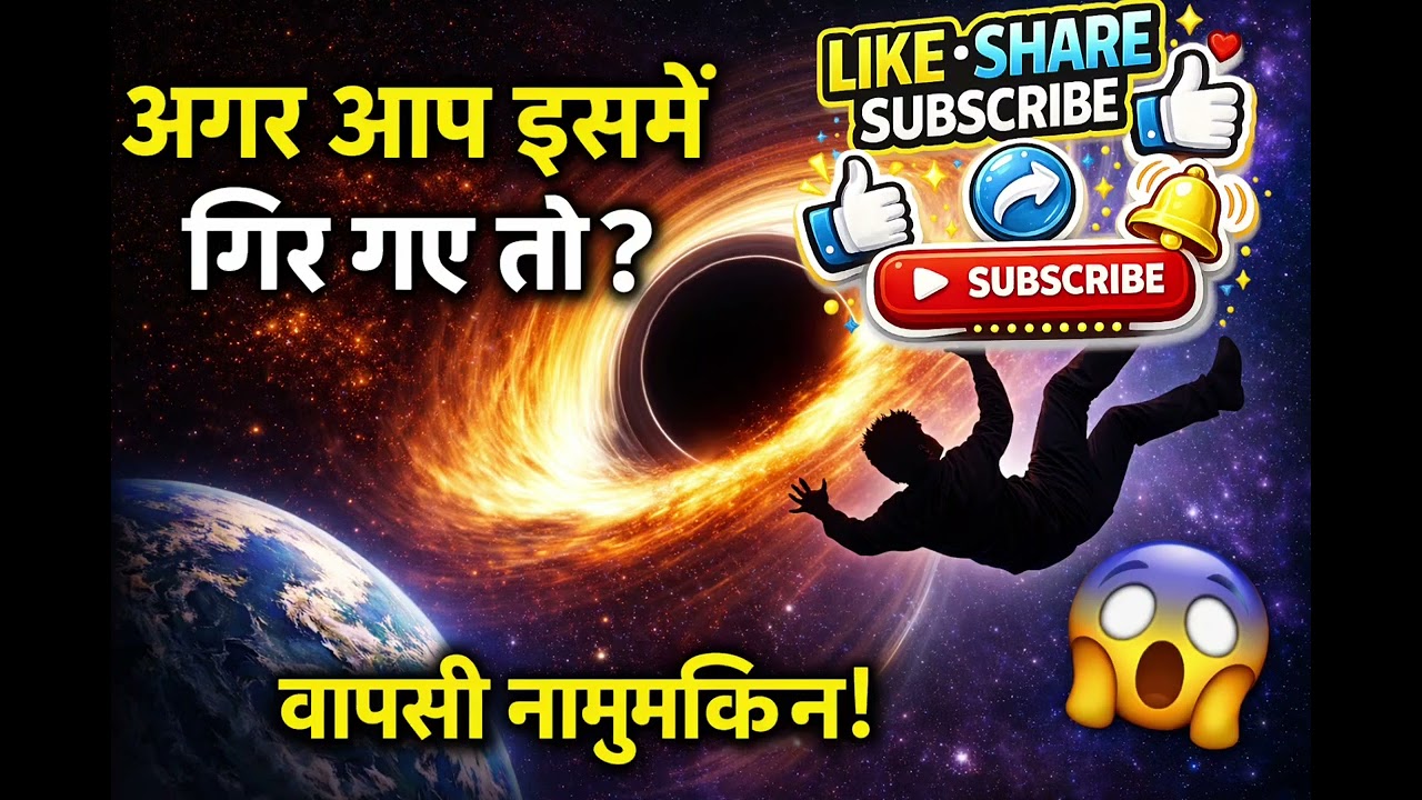 😱😱क्या होगा अगर आप ब्लैक होल में गिर जाएं? 😱क्या सच में धरती को कोई ब्लैक होल निगल सकता है?😱😱#facts 