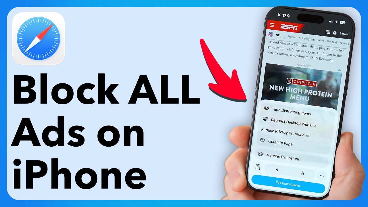 3 Settings To Block ALL ADS on iPhone - YouTube