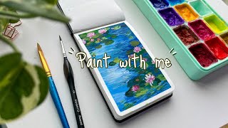 🌿paint with me🌿 MAKE BAD PAINTINGS! 🎨 (but the truth is actually...that they are not)