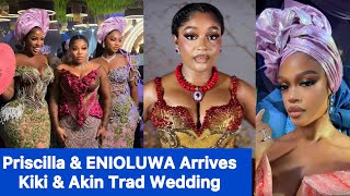 PRISCILLA & ENIOLUWA ARRIVES THE VENUE OF KIKI & AKIN GRAND TRADITIONAL WEDDING IN LAGOS #viral 