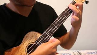 My heart will go on ( titanic them) ukulele tutorial. easy way.full HD!