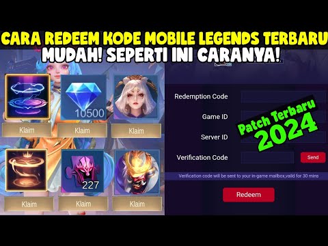 CARA REDEEM KODE MOBILE LEGENDS LEWAT SITUS WEB TERBARU 2024 (BISA DAPAT DIAMOND DAN SKIN GRATIS ML)