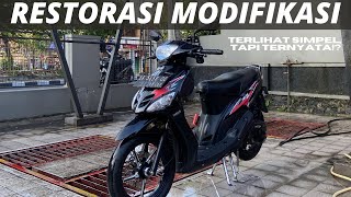 REVIEW RESTORASI MODIFIKASI YAMAHA MIO SPORTY!