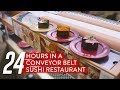 24 hours in a conveyor belt sushi restaurant sushiro