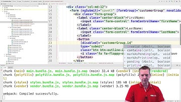 Building a Angular4+ Web App | S4P88 | Disable button when data is invalid and Photobombing