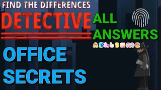 Find The Differences Detective OFFICE SECRETS Level 1-10 All Answers screenshot 5