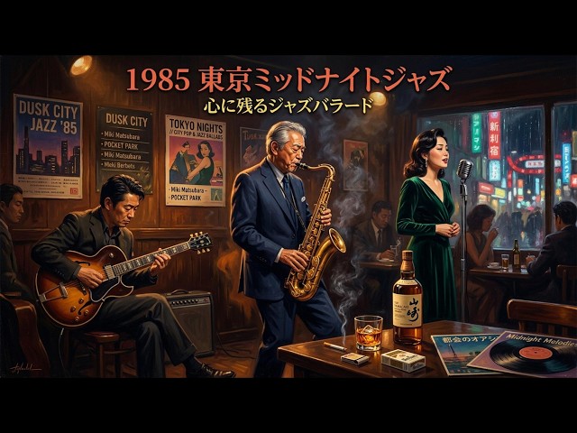 杏里・中森明菜・渡辺貞夫にインスパイアされた – 雨の昭和ジャズバー