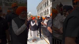 Pm Modi Arrives At Takhat Shri Harimandir Ji Sahib In Patna | #Shorts