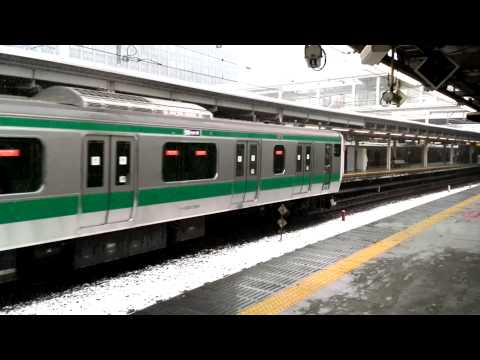 E233系7000番台&E231系1000番台大崎発車
