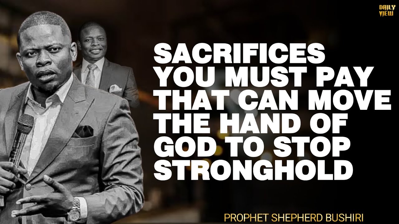 SACRIFICE YOU MUST PAY THAT CAN MOVE THE HAND OF GOD TO STOP STRONGHOLD ...