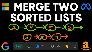 Coding Fundamentals: Merge Two Sorted Lists - Easy Linked List Traversal Trick/Pattern