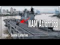 O Maior Navio da Marinha Brasileira em Itajaí - Santa Catarina - NAM Atlântico Porta-Helicópteros