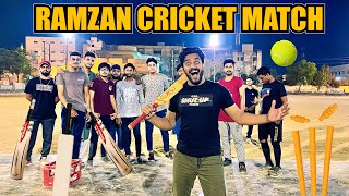 Ramzan Night Cricket Match Vlog 🏏| Mishkat Khan (The Fun Fin) | ft.Faisal Iqbal
