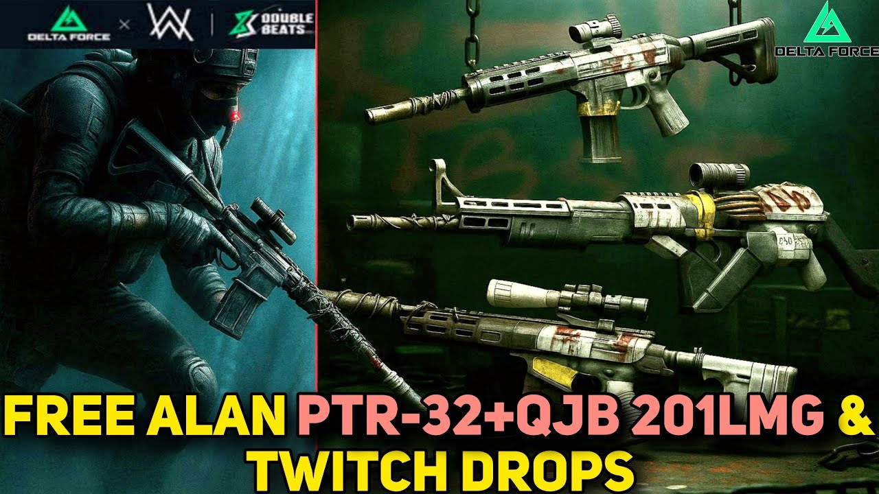 Claim Free Alan Walker Skins in Delta Force – PTR 32 + Twitch Drops!