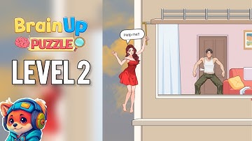 Brain Up Drama Puzzle – Level 2 help the girl get down to the first floor Walkthrough Solutions