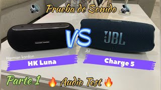 🔊Jbl Charge 5 VS Harman Kardon Luna / Prueba de sonido / Audio Test / Bass / Speakers 🔊🔥