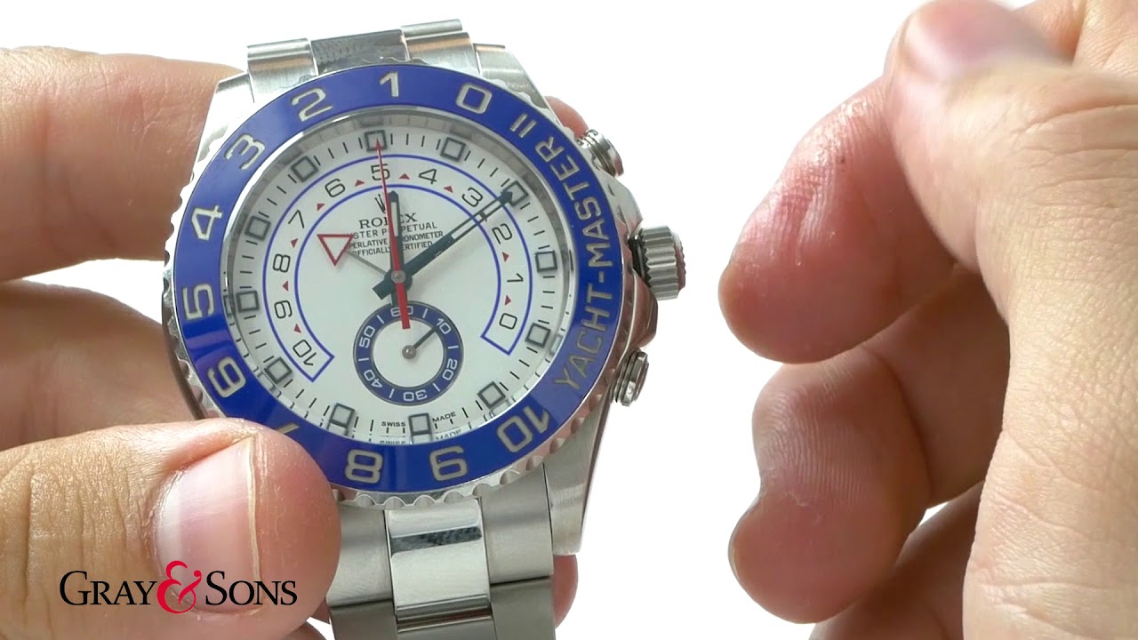 How to Use a Yacht-Master II