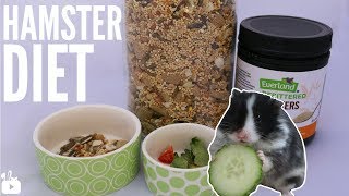 MY HAMSTERS DIET | what I feed my hamsters