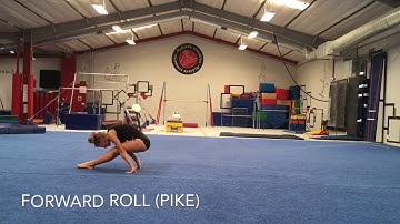 Forward Roll (tuck, pike, straddle)
