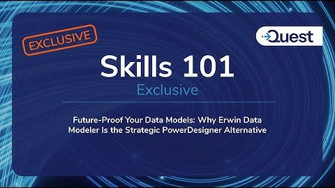 Maak uw datamodellen toekomstbestendig: waarom Erwin Data Modeler het strategische PowerDesigner-...